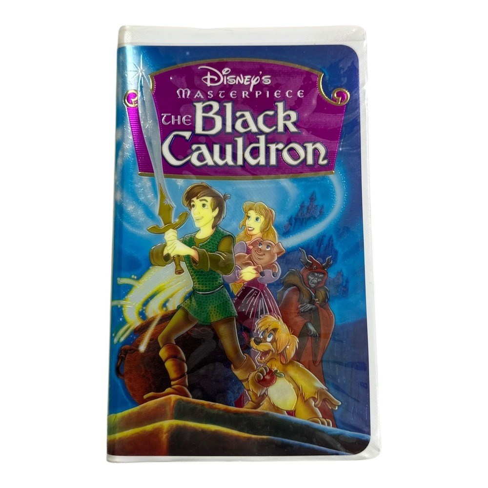 Disney's The Black Cauldron VHS Movie Walt Disney Pictures Classic Animated Film